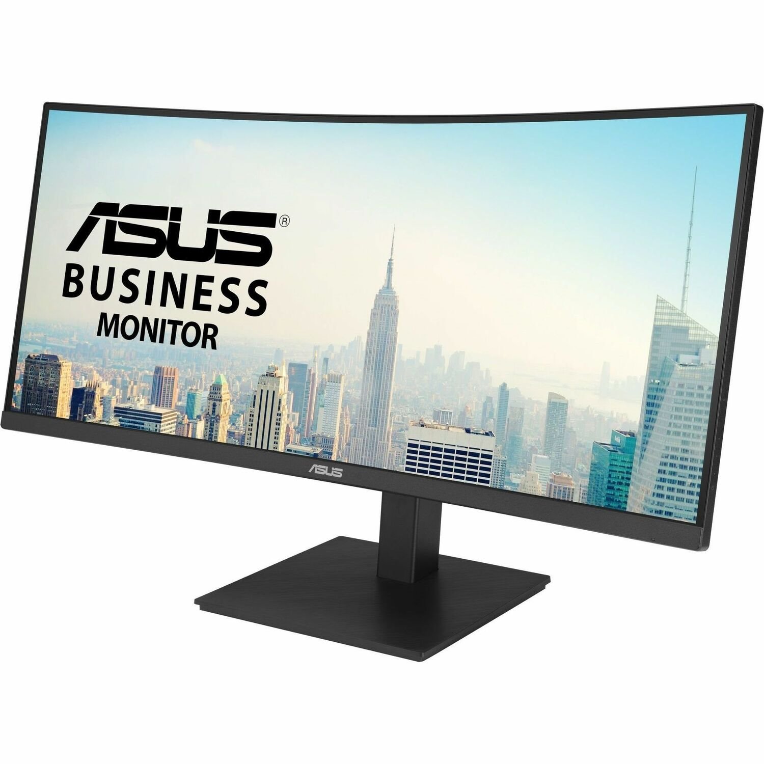 Asus VA34VCPSN 34" Class UW-QHD Curved Screen LED Monitor - 21:9 - Matte Black