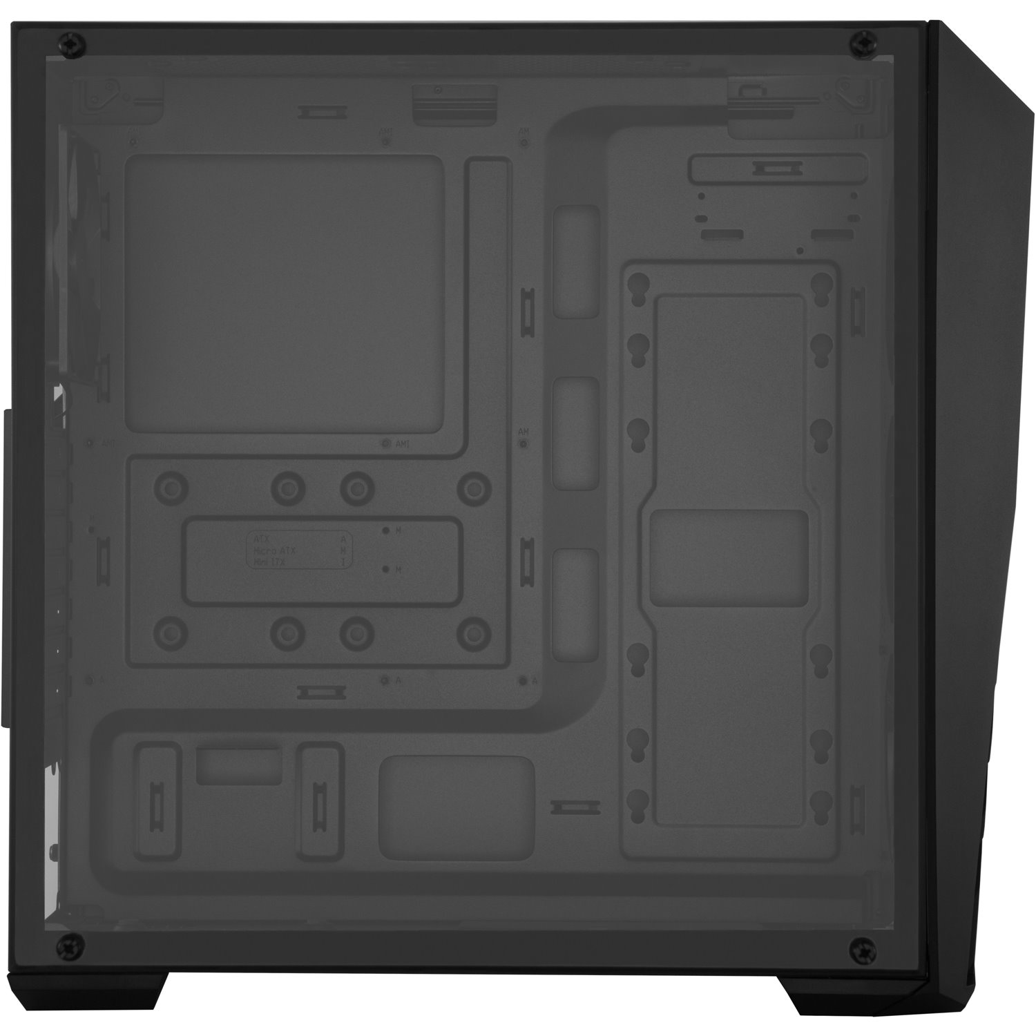 Cooler Master MasterBox MCB-K501L-KANN-S00 Gaming Computer Case - ATX Motherboard Supported - Mid-tower - Plastic, Acrylic - Black