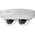 Hanwha Techwin PNM-7002VD 2 Megapixel Outdoor Full HD Network Camera - Color - Dome - White