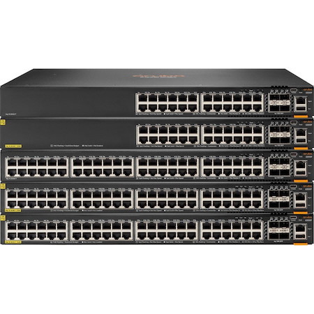 Aruba CX 6200 24 Ports Manageable Ethernet Switch - 10 Gigabit Ethernet, Gigabit Ethernet - 10/100/1000Base-T, 10GBase-X
