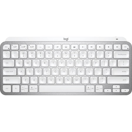Logitech MX Keys Mini Keyboard - Wireless Connectivity - Pale Gray