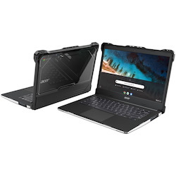MAXCases Extreme Shell-L for Acer C871 Chromebook 712 12" (Clear/Black)
