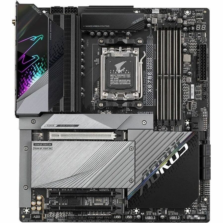 Aorus X670E AORUS MASTER Gaming Desktop Motherboard - AMD X670 Chipset - Socket AM5 - Extended ATX