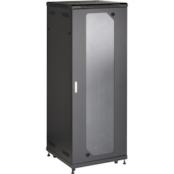 Black Box Select Plus Split Rear Door Cabinet with Plexiglass Front, 42U, 30"W x 32"D