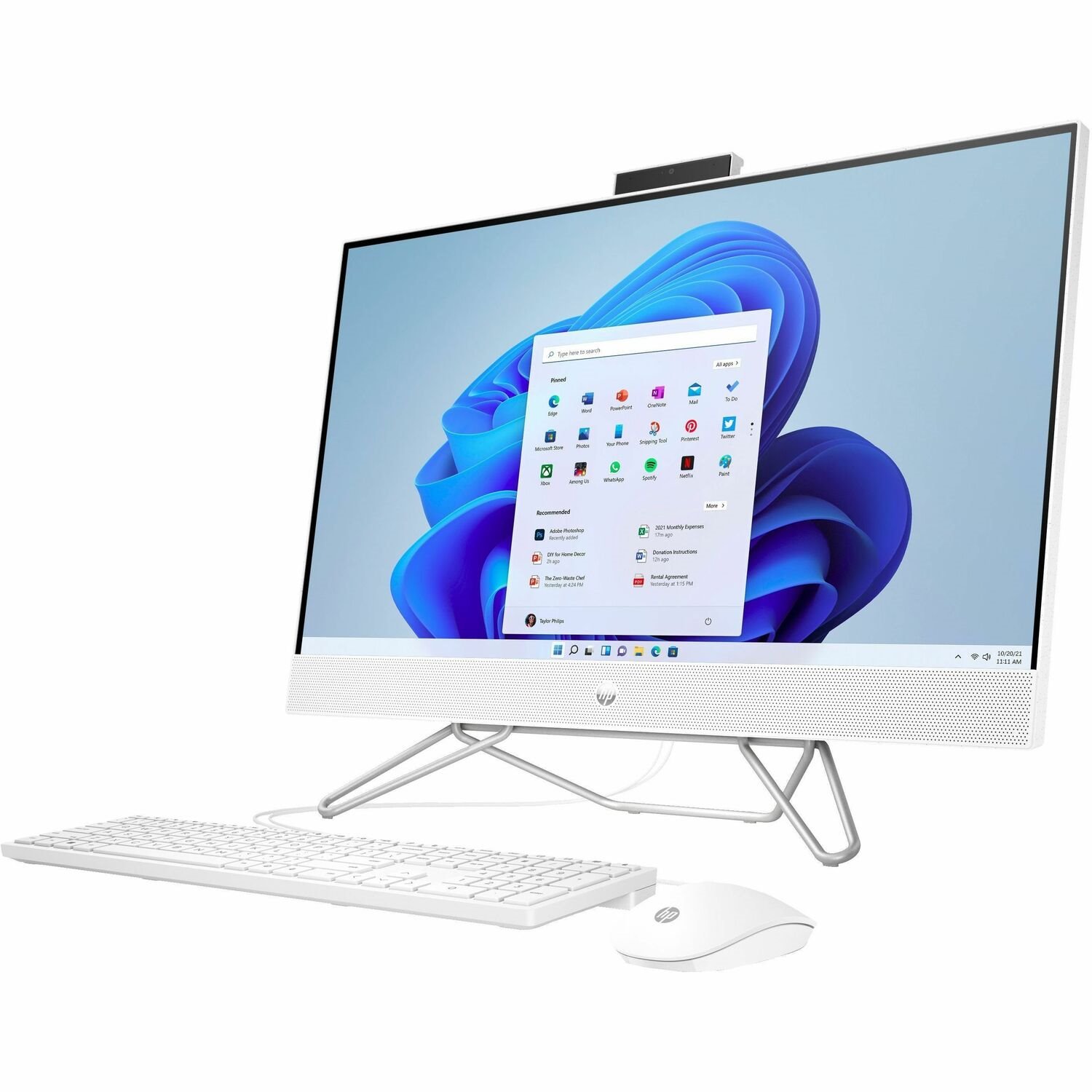 HPI SOURCING - NEW 27-cb0000a 27-cb0070 All-in-One Computer - AMD Ryzen 7 5700U - 16 GB - 512 GB SSD - 27" Full HD Touchscreen - Desktop - Starry White