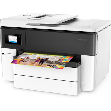 HP Officejet Pro 7740 Wireless Inkjet Multifunction Printer - Colour