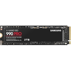 Samsung 990 PRO MZ-V9P2T0B/AM 2 TB Solid State Drive - M.2 2280 Internal - PCI Express NVMe (PCI Express NVMe 4.0 x4)