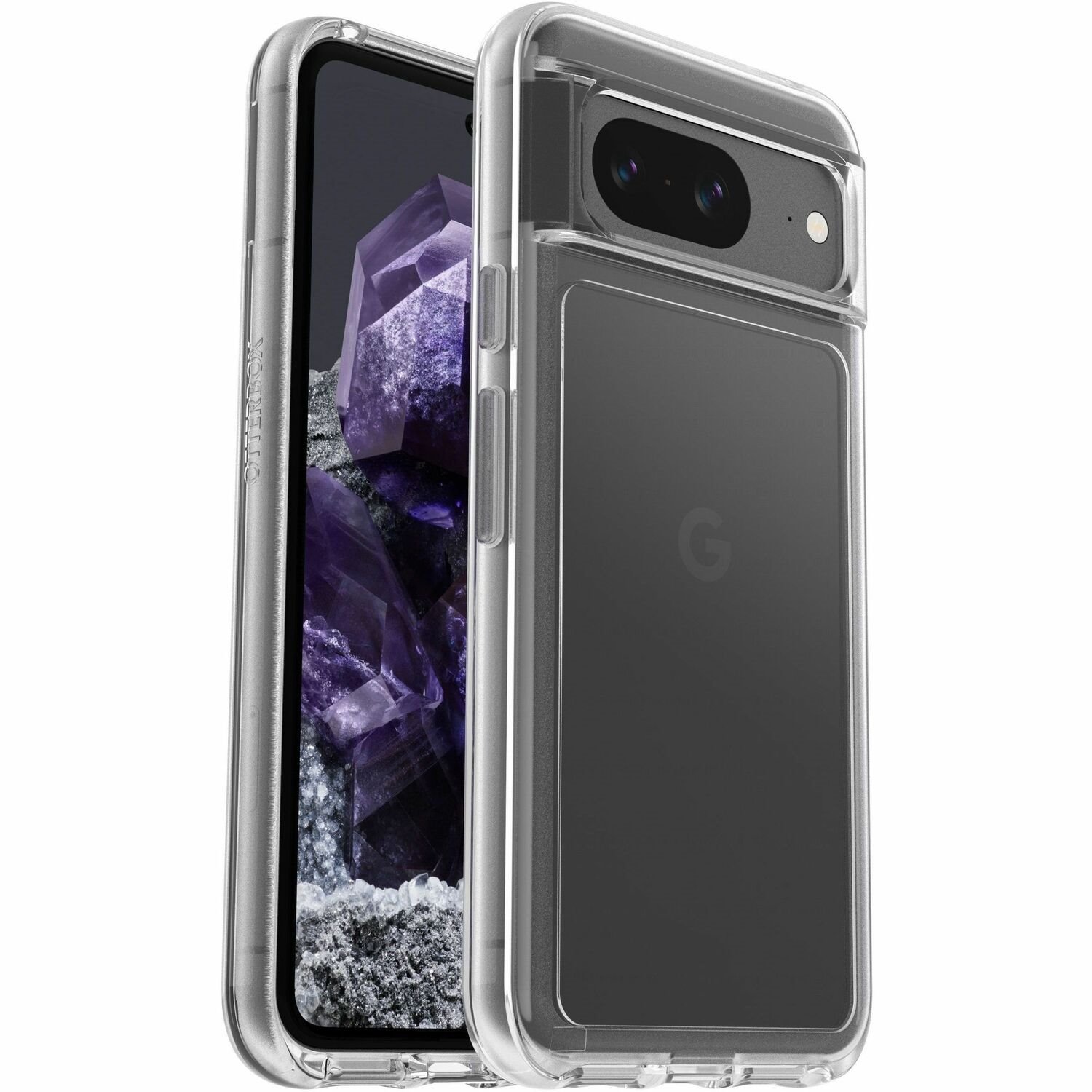 OtterBox Symmetry Case for Google Pixel 8 Smartphone - Clear - 1