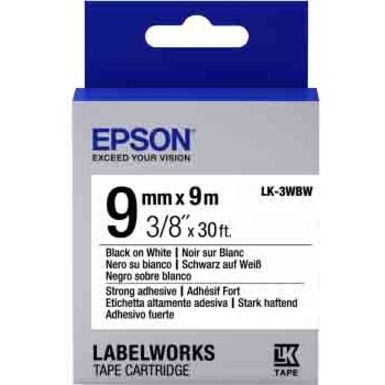 Epson LK-3WBW Label Tape