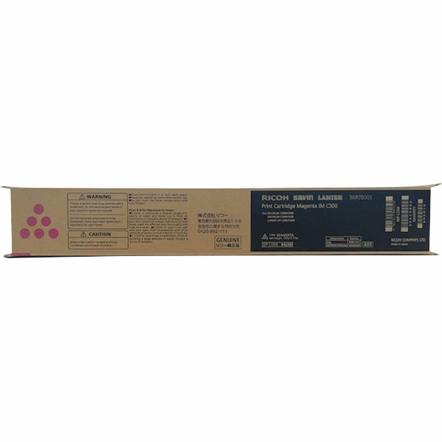 Ricoh Original Laser Toner Cartridge - Magenta - 1 Pack