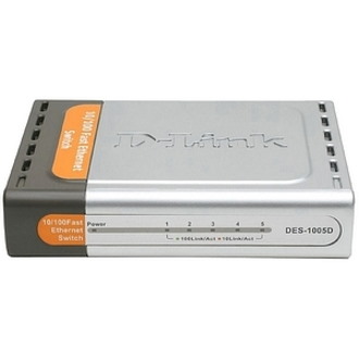 D-Link DES-1005D 5 Ports Ethernet Switch - Fast Ethernet - 10Base-T, 100Base-TX