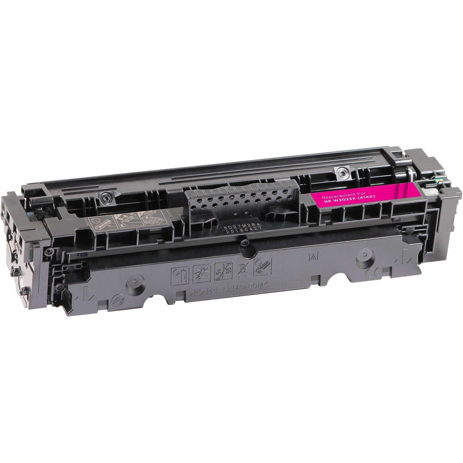 CIG Remanufactured High Yield Laser Toner Cartridge - Box - Alternative for HP 414X (W2023X) - Magenta - 1 Each