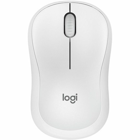 Logitech Silent M240 Mouse - Bluetooth - Optical - 3 Button(s) - 1 Programmable Button(s) - Off White