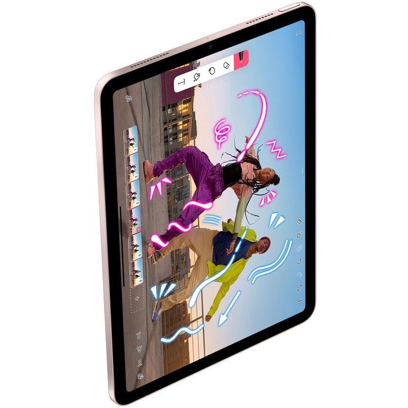 Apple iPad Air (5th Generation) Tablet - 27.7 cm (10.9") - Apple M1 Octa-core - 8 GB - 64 GB Storage - iPadOS 15 - 5G - Pink