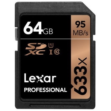 Lexar Professional 64 GB Class 10/UHS-I (U1) SDXC - 2 Pack