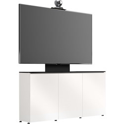 Salamander Designs 4-Bay with Single Monitor, Low-Profile Wall Cabinet