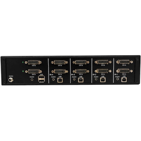 Tripp Lite by Eaton Secure KVM Switch, 4-Port, Dual Head, DVI to DVI, NIAP PP4.0, Audio, TAA
