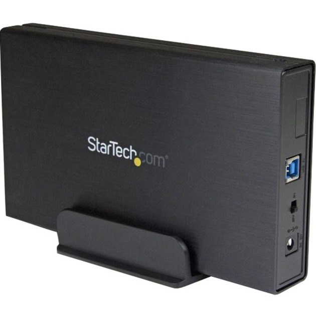 StarTech.com Drive Enclosure SATA/600 - USB 3.1 Type B Host Interface - UASP Support External - Black