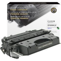 Clover Technologies Remanufactured Extended Yield Laser Toner Cartridge - Alternative for HP 80X (CF280X, CF280X(J)) - Black Pack