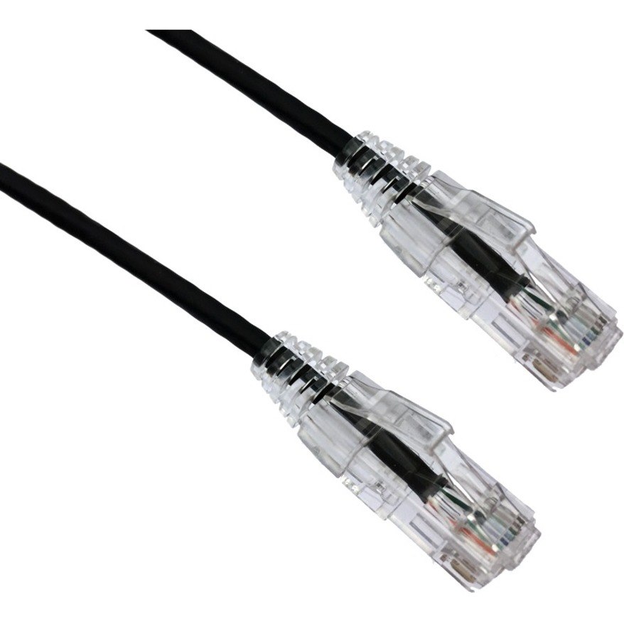 Axiom 25FT CAT6 BENDnFLEX Ultra-Thin Snagless Patch Cable 550mhz (Black)
