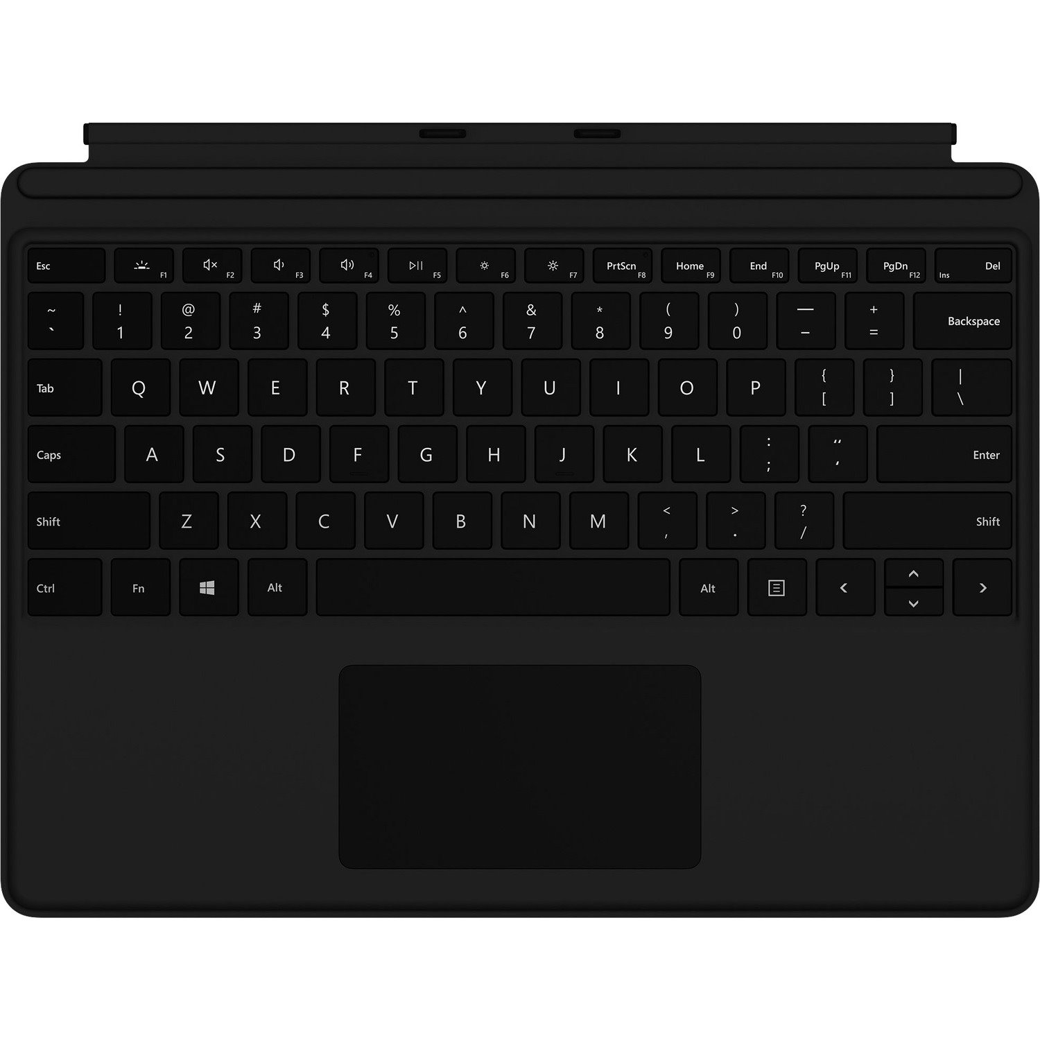 Microsoft Keyboard/Cover Case Microsoft Surface Pro X Tablet - Black