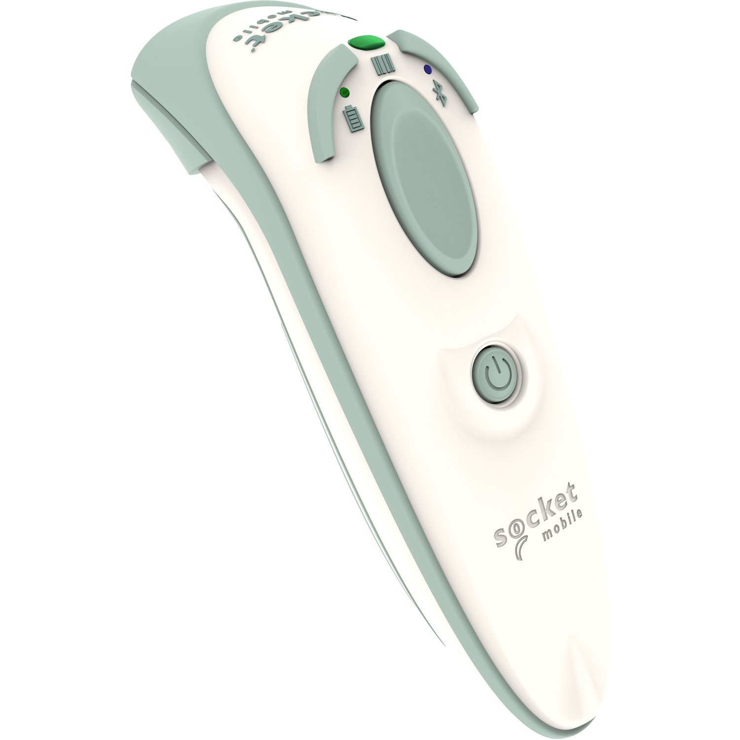 Socket Mobile DuraScan D755 Healthcare Handheld Barcode Scanner - Wireless Connectivity - White