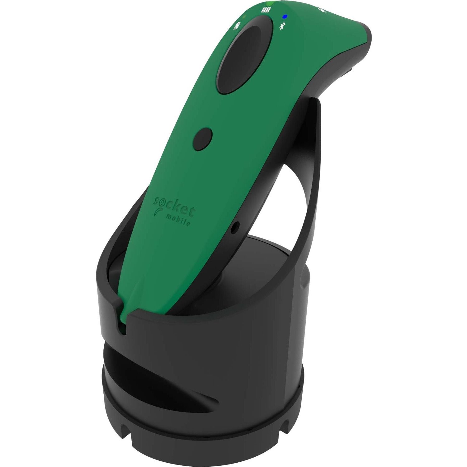 Socket Mobile SocketScan S730 Handheld Barcode Scanner - Wireless Connectivity - Green, Black