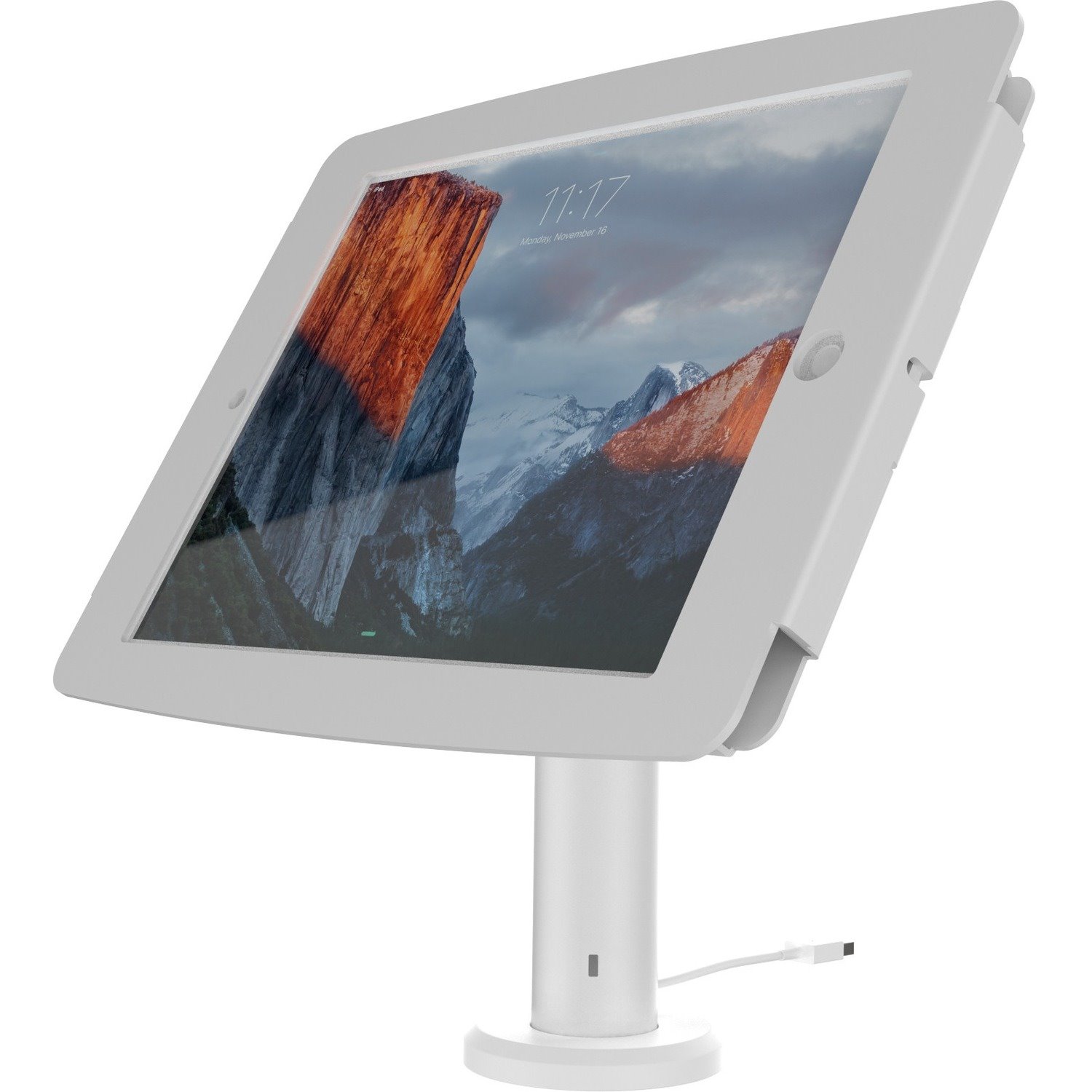 Compulocks The Rise Space iPad Kiosk - iPad Stand with Cable Management