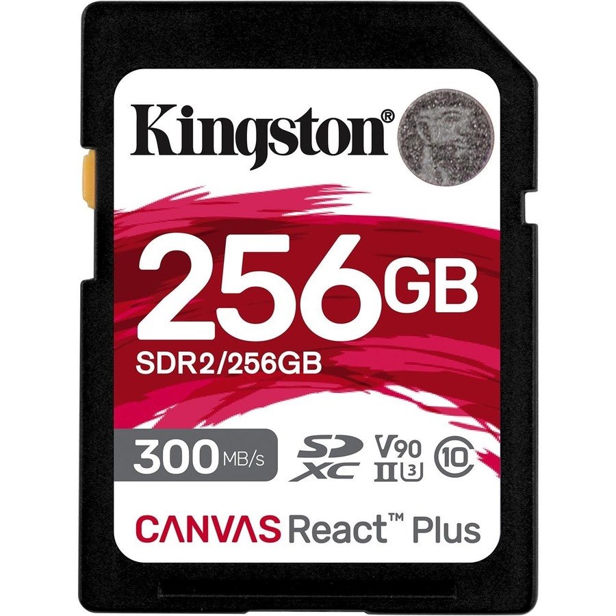 Kingston Canvas React Plus 256 GB Class 10/UHS-II (U3) V90 SDXC