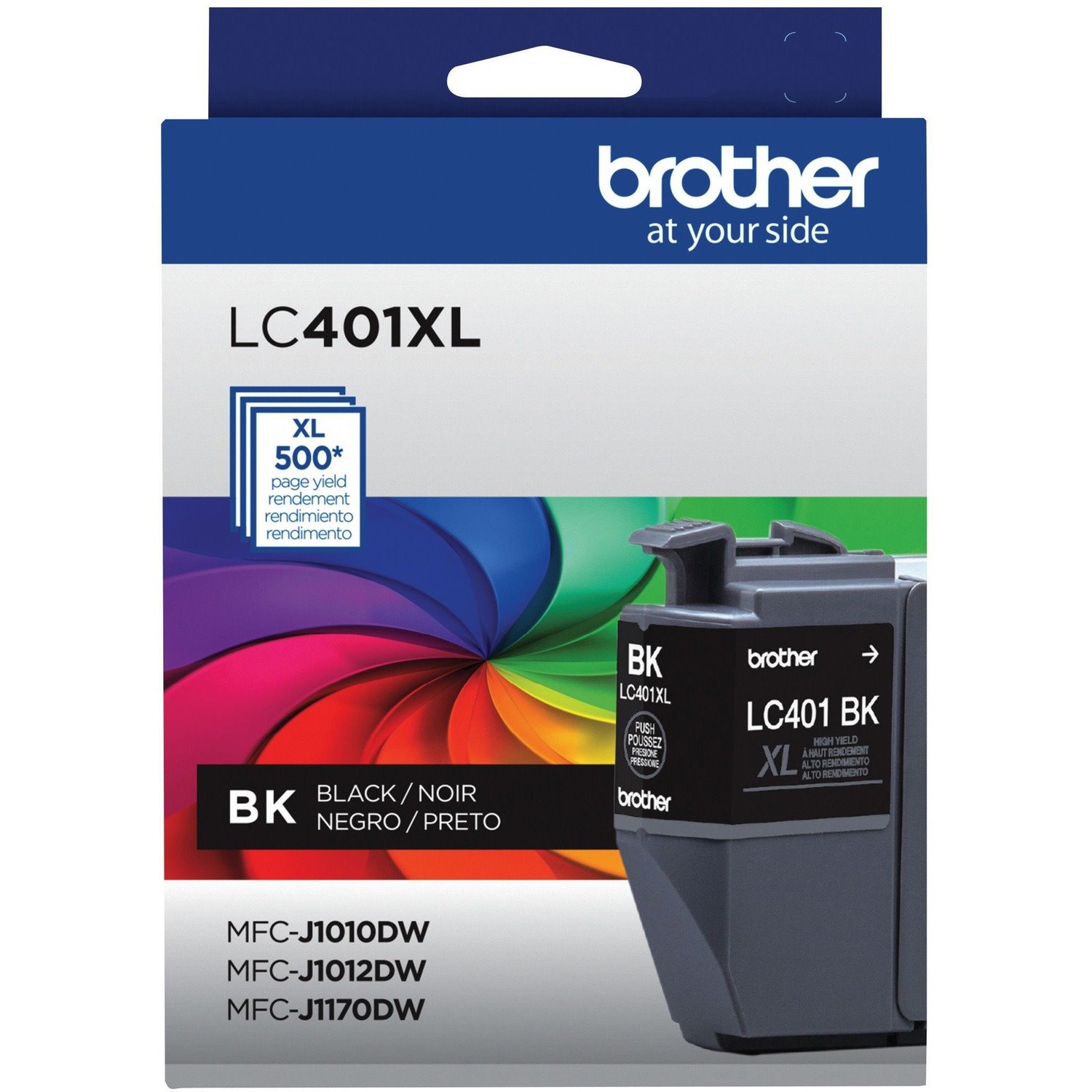 Brother LC401XLBKS Original High Yield Inkjet Ink Cartridge - Single Pack - Black - 1 Pack