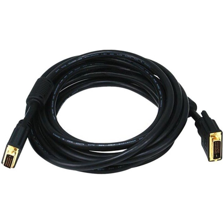 Monoprice 15ft 28AWG CL2 Dual Link DVI-D Cable - Black