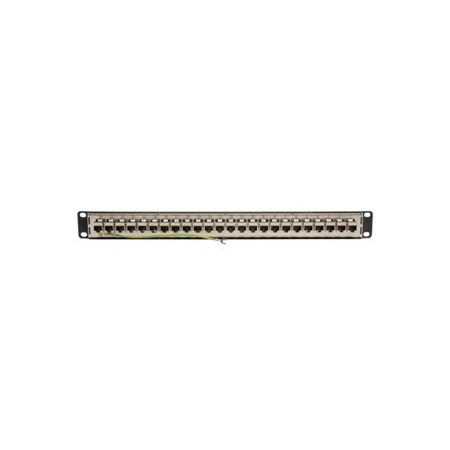 Tripp Lite by Eaton 24-Port 1U Rack-Mount STP Shielded Cat6 /Cat5 Feedthrough Patch Panel, RJ45 Ethernet, TAA