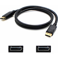 20ft DisplayPort 1.2 Male to DisplayPort 1.2 Male Black Cable For Resolution Up to 3840x2160 (4K UHD)