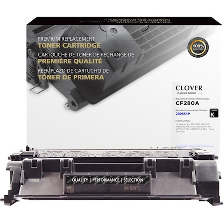 Clover Technologies Remanufactured Laser Toner Cartridge - Alternative for HP 80A, 80X (CF280A) - Black Pack