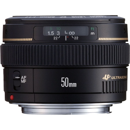 Canon - 50 mm - f/22 - f/1.4 - Fixed Lens for Canon EF/EF-S