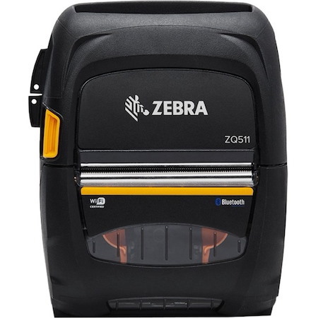 Zebra ZQ511 Mobile Direct Thermal Printer - Monochrome - Handheld - Receipt Print - USB - Bluetooth - Wireless LAN - Near Field Communication (NFC) - RFID - AUS - Battery Included