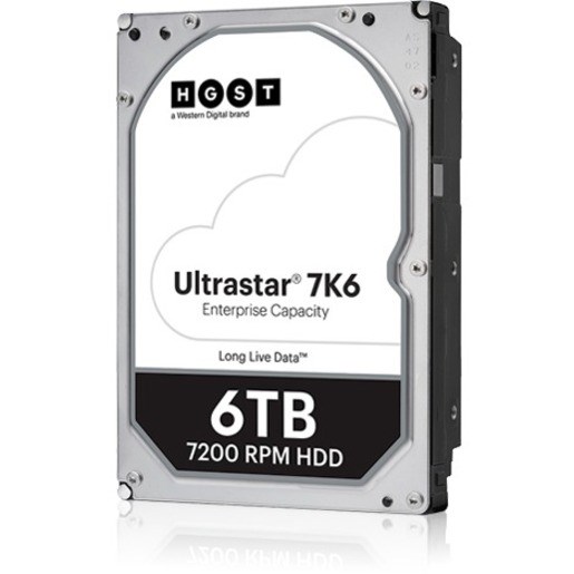 Western Digital Ultrastar 7K6 HUS726T6TAL5201 6 TB Hard Drive - 3.5" Internal - SAS (12Gb/s SAS)