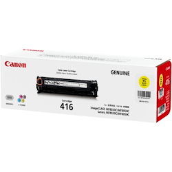 Canon CART416Y Original Laser Toner Cartridge - Yellow Pack