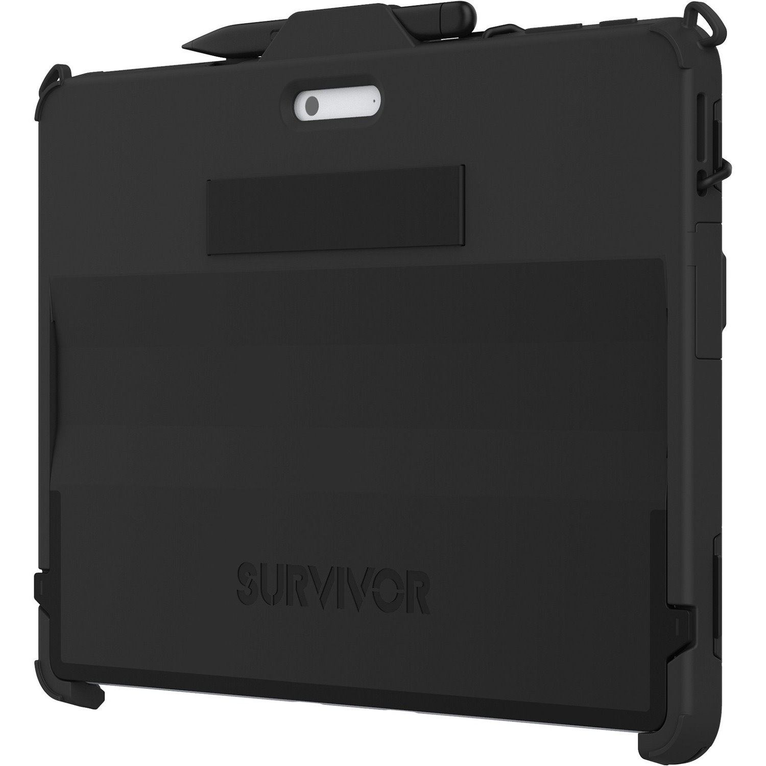 Survivor Slim Carrying Case Microsoft Surface Pro 9 Tablet, Stylus - Black