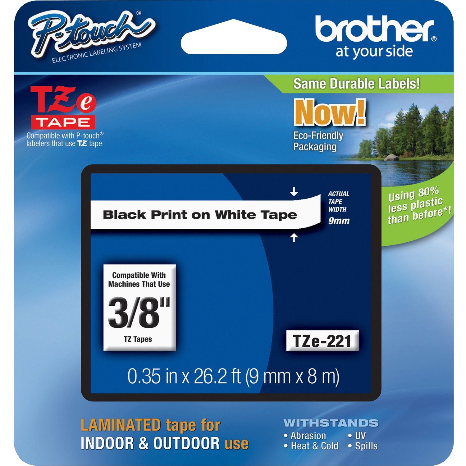 Brother P-touch TZE221 Label Tape