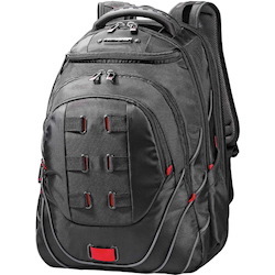 Samsonite LEVIATHAN Carrying Case Rugged (Backpack) for 33 cm (13") to 43.9 cm (17.3") Notebook - Black/Red