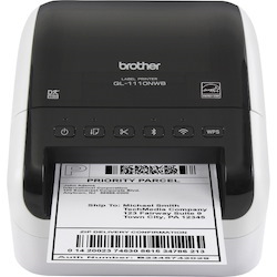 Brother QL-1110NWB Desktop Direct Thermal Printer - Monochrome - Label Print - USB - Bluetooth - Wireless LAN