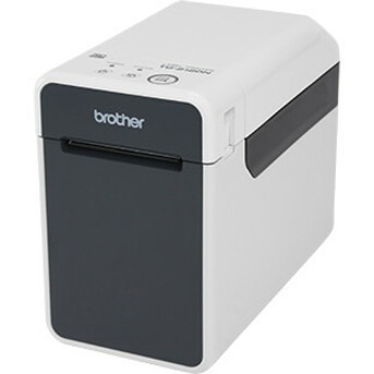 Brother TD-2120N Desktop Direct Thermal Printer - Monochrome - Receipt Print - Fast Ethernet - USB - Serial