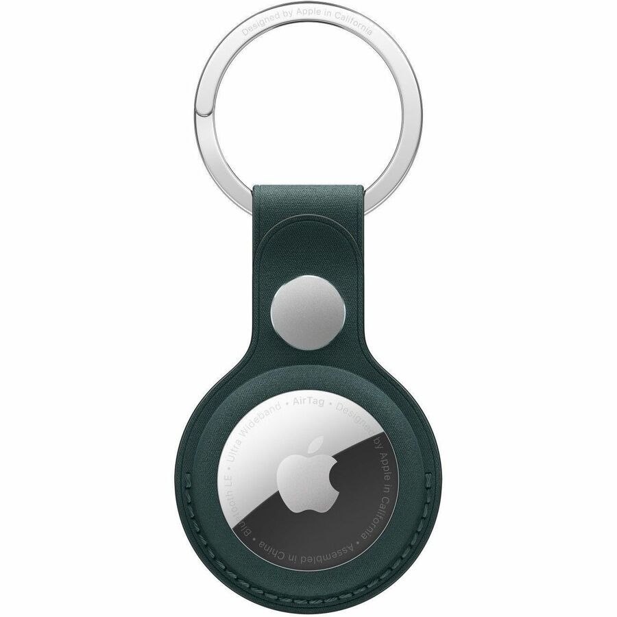 Apple AirTag FineWoven Key Ring - Dark Green