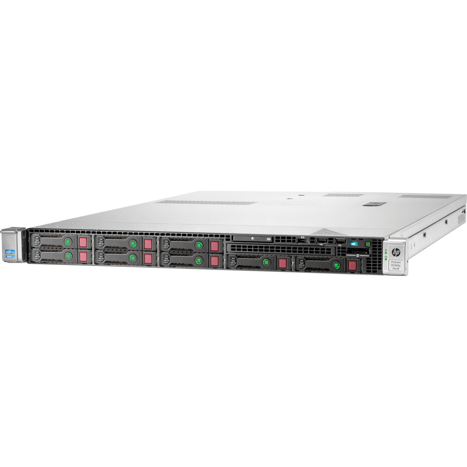 HPE ProLiant DL360p G8 1U Rack Server - 2 x Intel Xeon E5-2670 2.60 GHz - 32 GB RAM - Serial ATA/600, 6Gb/s SAS Controller