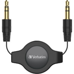 Verbatim 1 m Mini-phone Audio Cable for Audio Device, Cellular Phone, Speaker, Car Stereo