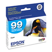 Epson No. 99 Original Inkjet Ink Cartridge - Cyan - 3 Pack