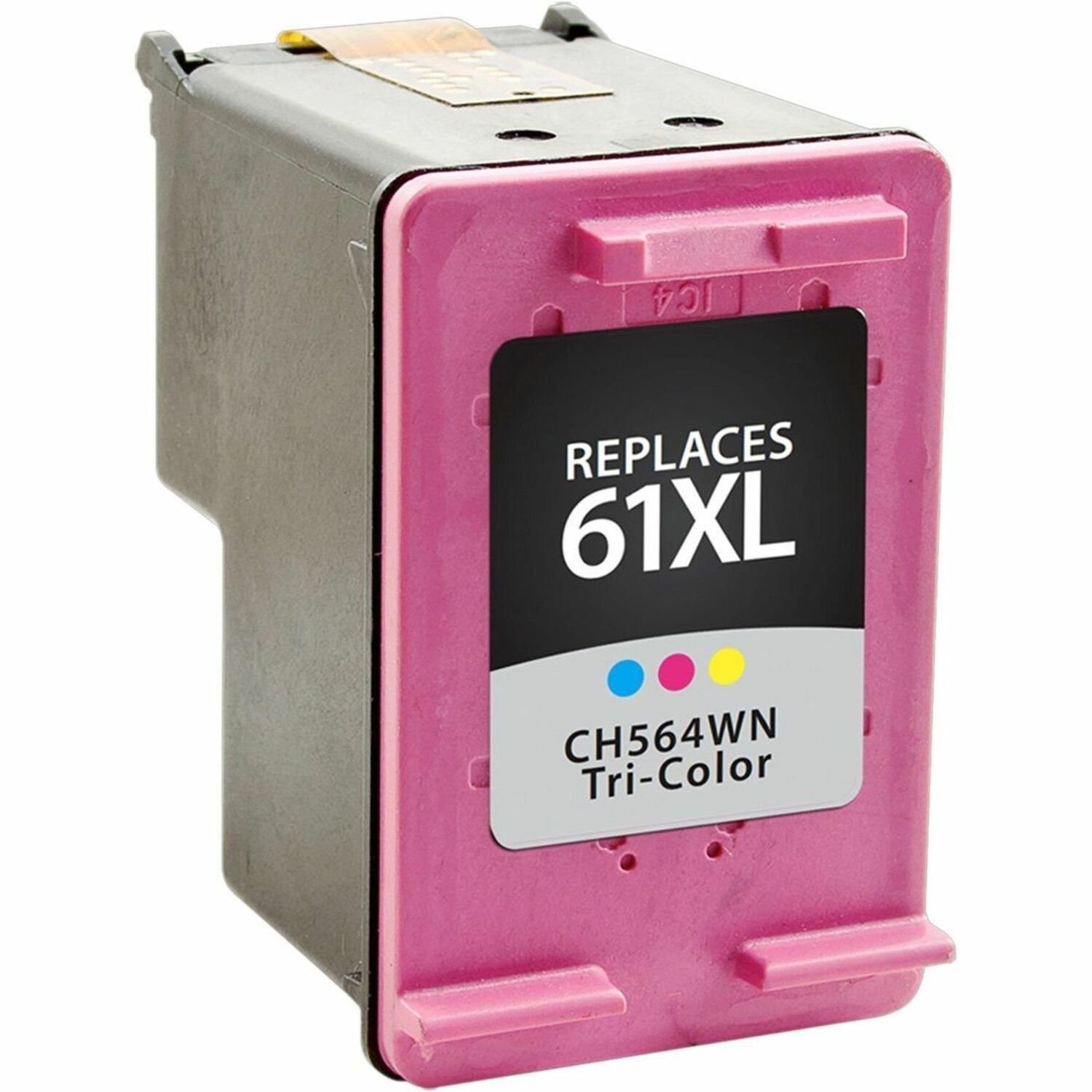 Clover Imaging Remanufactured High Yield Tri-Color Ink Cartridge for HP 61XL (CH564WN)