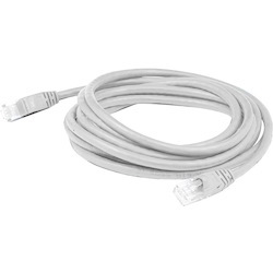 AddOn 7ft RJ-45 (Male) to RJ-45 (Male) White Snagless Cat6A FTP PVC Copper Patch Cable
