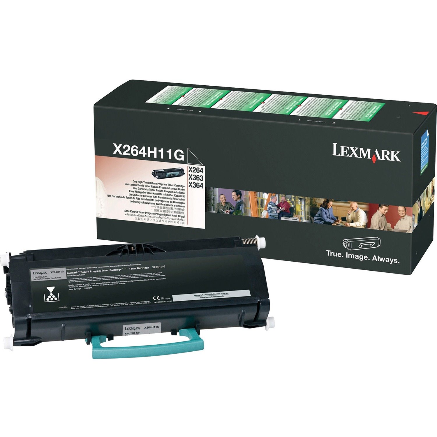 Lexmark X264H11G Original Laser Toner Cartridge - Black Pack